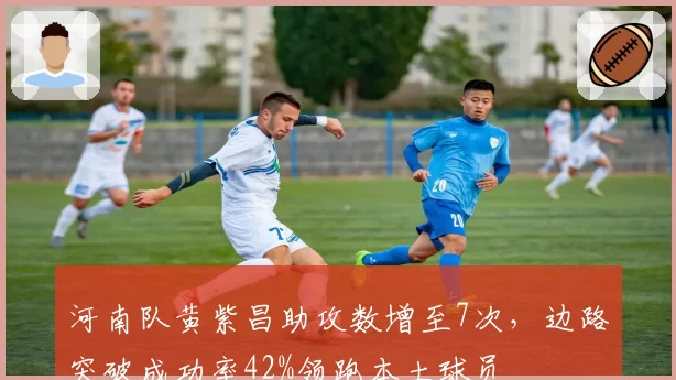 河南队黄紫昌助攻数增至7次，边路突破成功率42%领跑本土球员