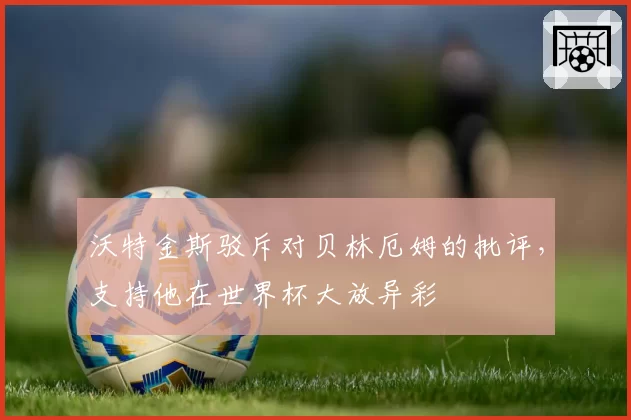 沃特金斯驳斥对贝林厄姆的批评，支持他在世界杯大放异彩